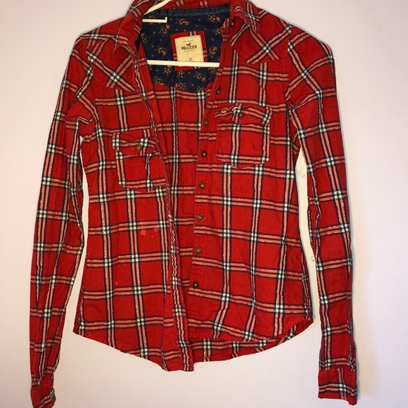 Hollister Plaid Flannel - Picture 5 of 7